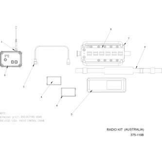 HIAB Australia Funkfernsteuerungs-Kit – Auslaufprodukt