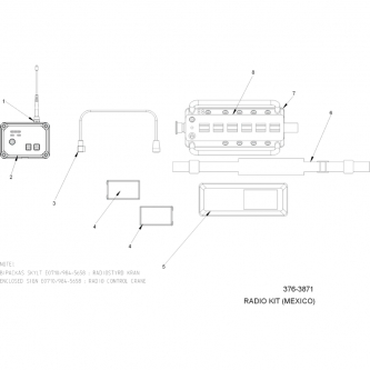 HIAB Mexico Funkfernsteuerungs-Kit – Auslaufprodukt