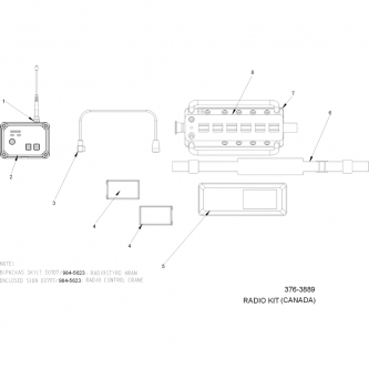 HIAB Canada Funkfernsteuerungs-Kit – Auslaufprodukt