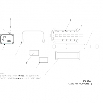 HIAB Slovenia Funkfernsteuerungssatz – Auslaufprodukt