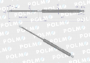 Siłownik maski L max. 885mm 65415047 MASSEY FERGUSON POLMO