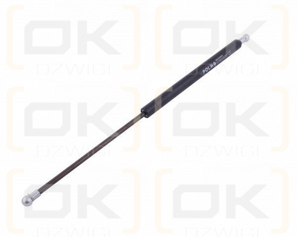 Siłownik szyby przedniej tylnej drzwi L max. 485mm 3804759M1P MASSEY FERGUSON POLMO