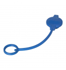 Parker Tema T 3/8" Quick Connector Cover Plug to Socket; Blue