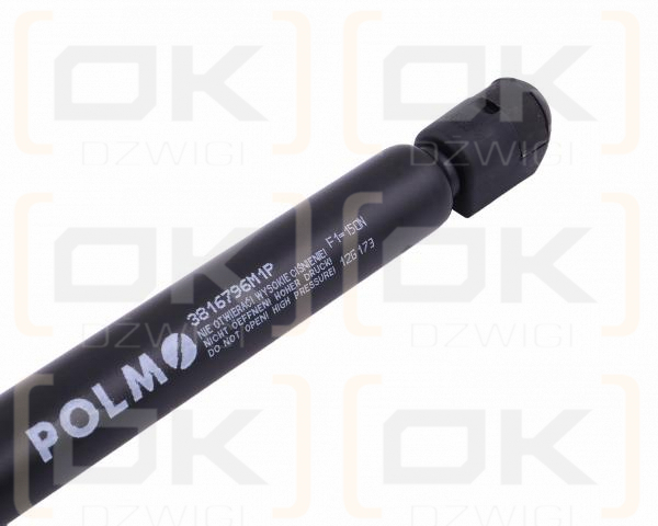 Siłownik szyby tylnej L max. 485mm 3816796M1P MASSEY FERGUSON POLMO