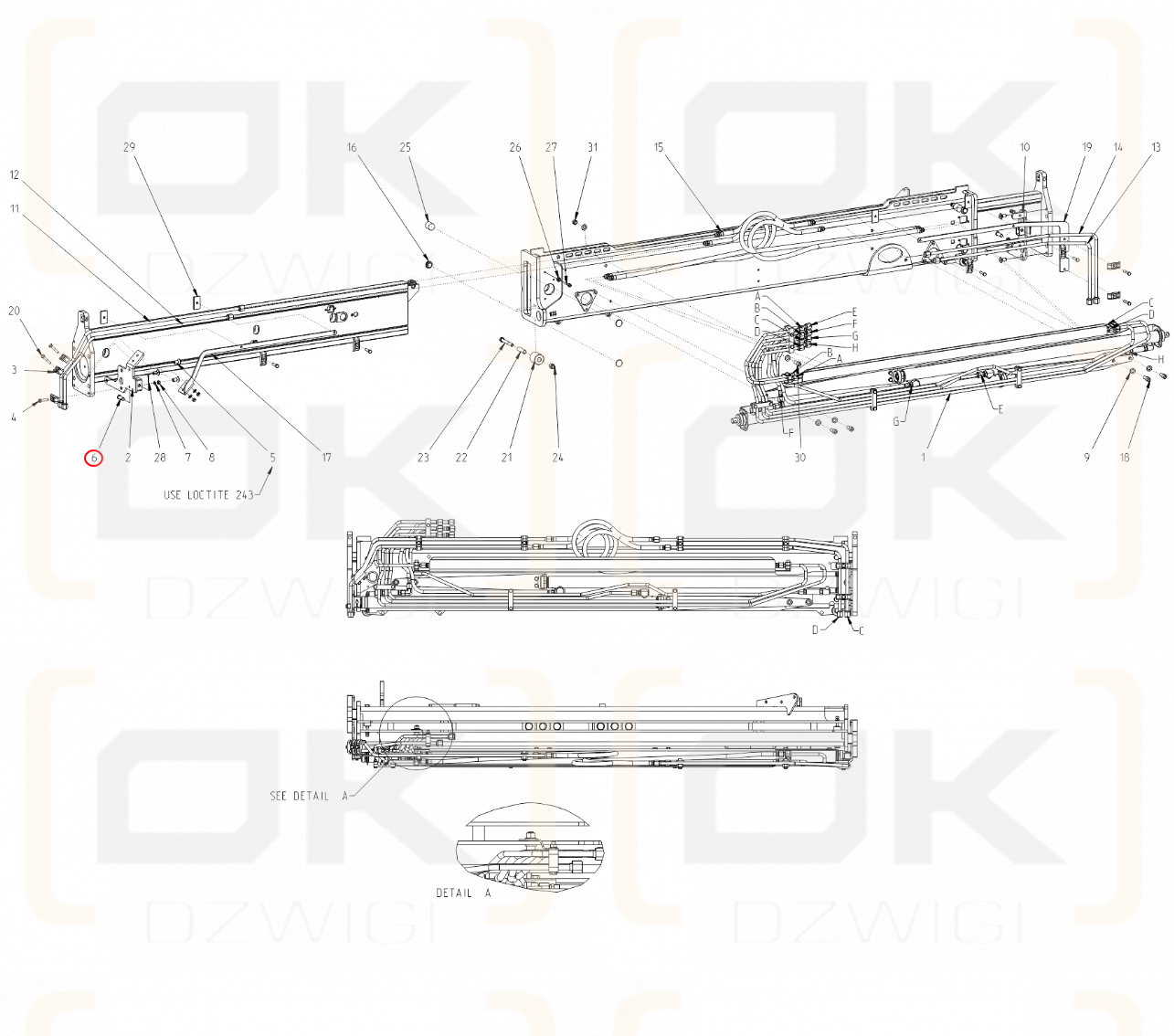 Hiab Cable Bracket Holder