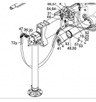 Колено гидроцилиндра поворота