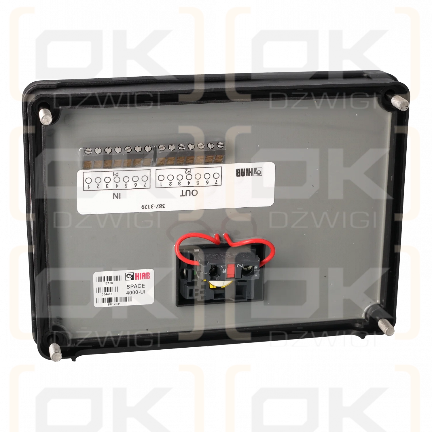 Panel frontal de Hiab Space 4000-UI