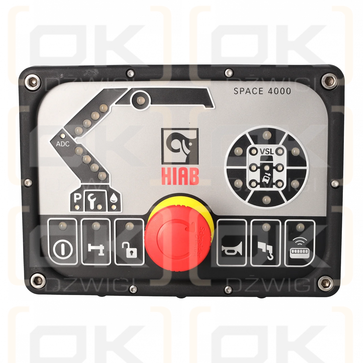 Panel frontal de Hiab Space 4000-UI