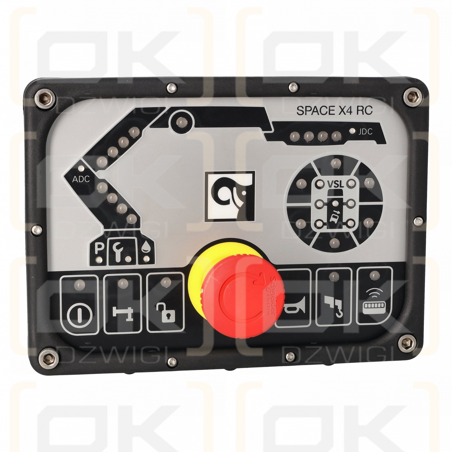 Panel frontal RC-UI de Hiab Space X4