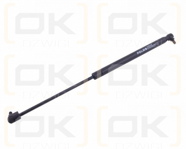 Siłownik szyby przedniej tylnej drzwi L max. 486mm 3904695M1P MASSEY FERGUSON POLMO
