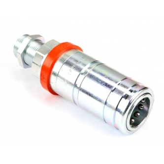 Szybkozłącze hydrauliczne gniazdo PUSH-PULL gwint zew.M22x1.5 LONG (PANEL) seria 3CFHF (max.strumień 250 l/min) ISO-A oryginał Faster