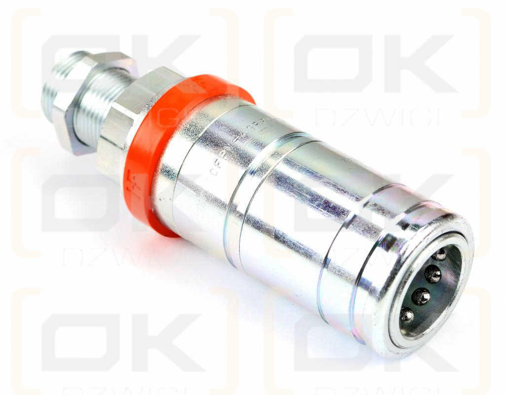 Szybkozłącze hydrauliczne gniazdo PUSH-PULL gwint zew.M22x1.5 LONG (PANEL) seria 3CFHF (max.strumień 250 l/min) ISO-A oryginał Faster