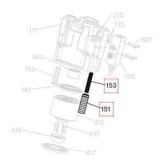 Parker VP1-095/-110/-130 Pump Piston Kit - Large
