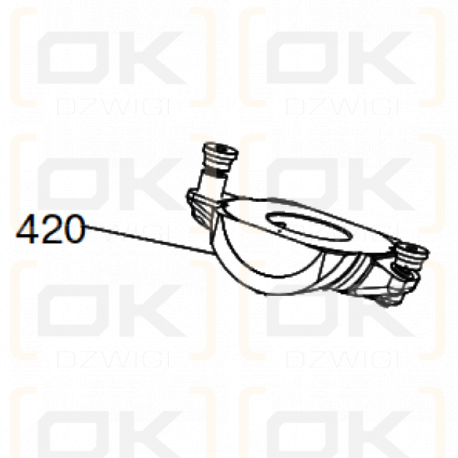 Parker VP1-095/110 Type R Pump Cradle