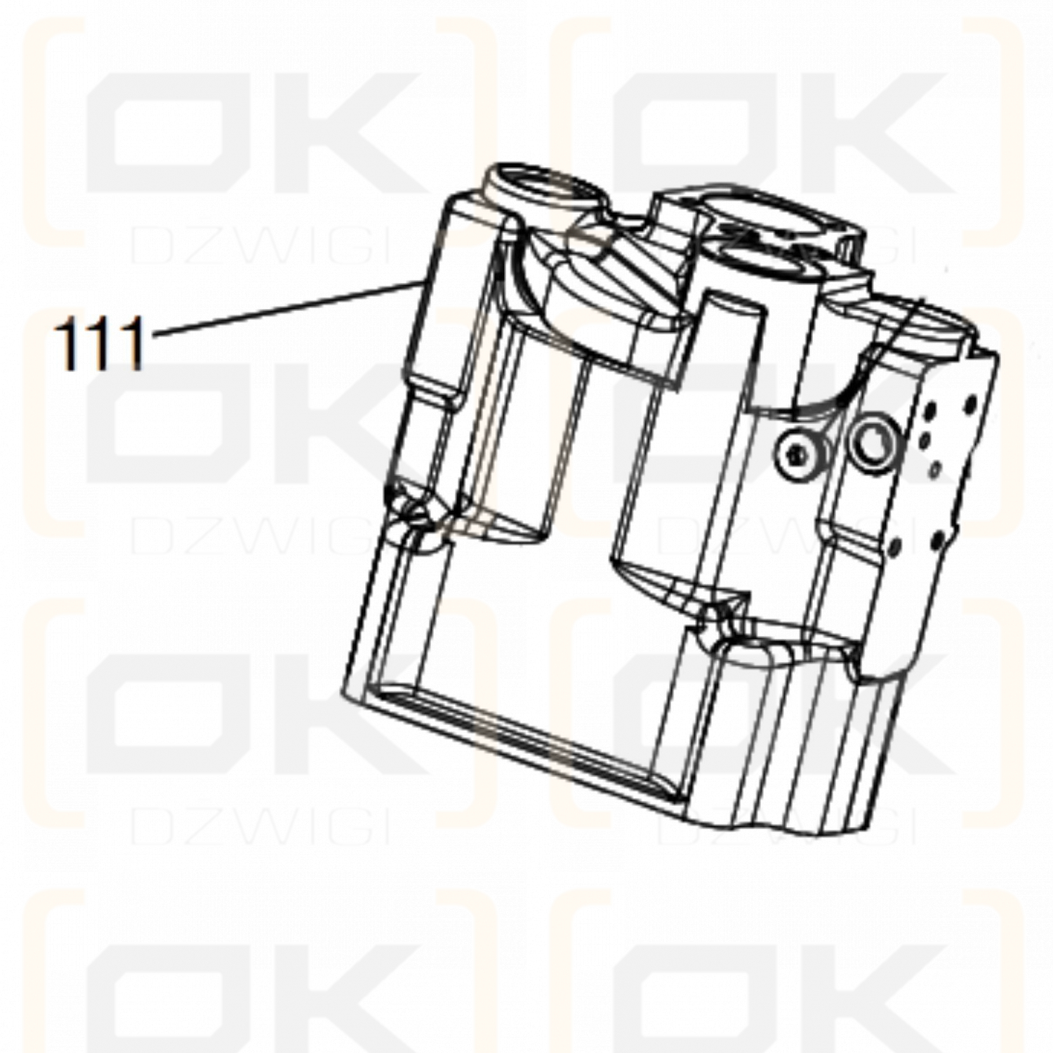 Корпус насоса Parker VP1 095/110/130 тип L