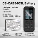 Сменный аккумулятор для CAT ZL5B40E / 178205511 1300 мАч Li-ion 3,8 В (Cameron Sino)