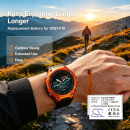 Ersatzakku für Casio Smart Outdoor Watch / LIS1584CSPC 300 mAh Li-Polymer 3,7 V (Cameron Sino)
