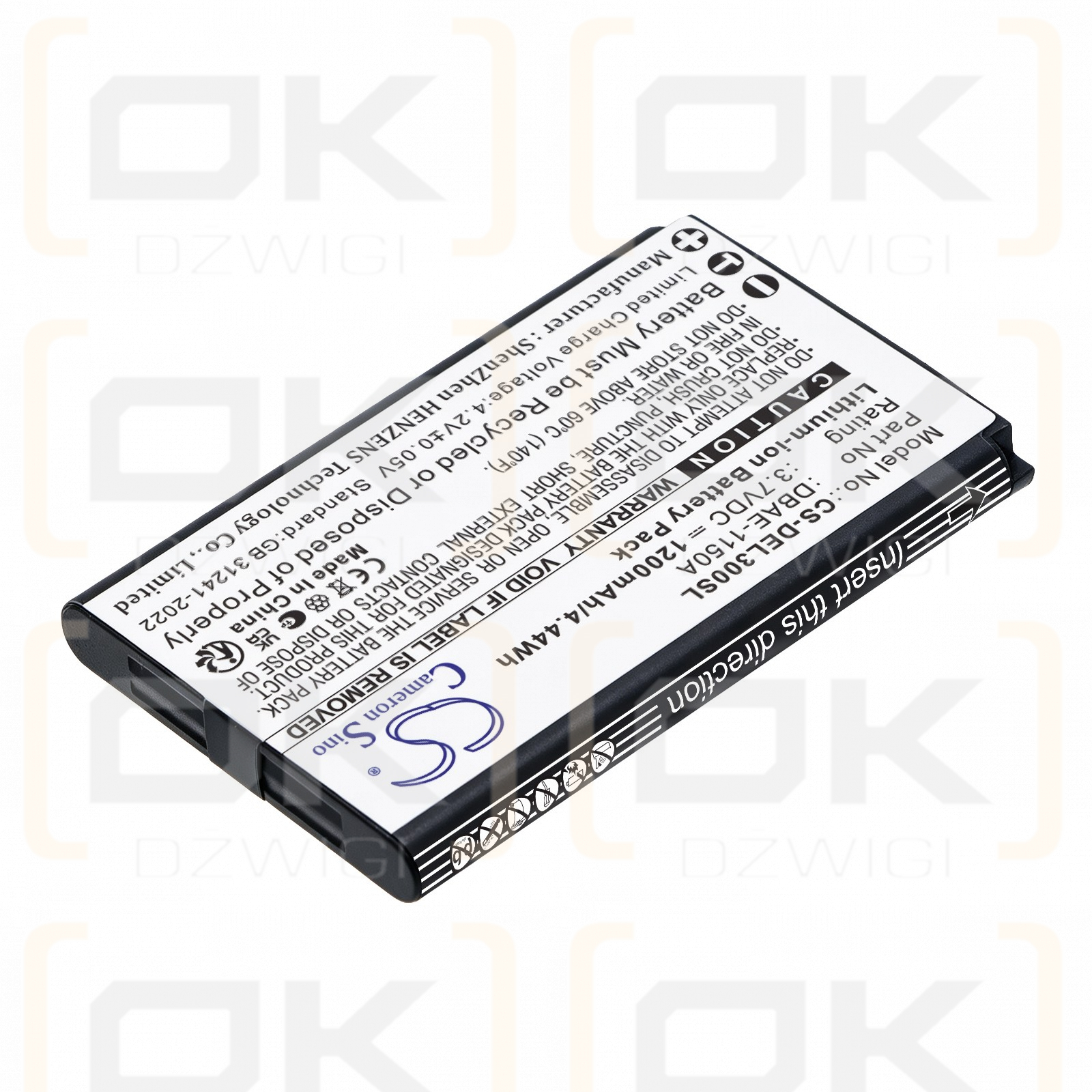 Bateria zamienna do Doro Leva L10 / DBAE-1150A 1200 mAh Li-ion 3.7 V (Cameron Sino)