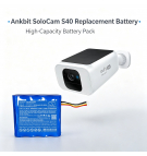 Batería de repuesto para Eufy SoloCam S40 Solar / INR18650F1L 10400mAh Li-ion 3.7V (Cameron Sino)