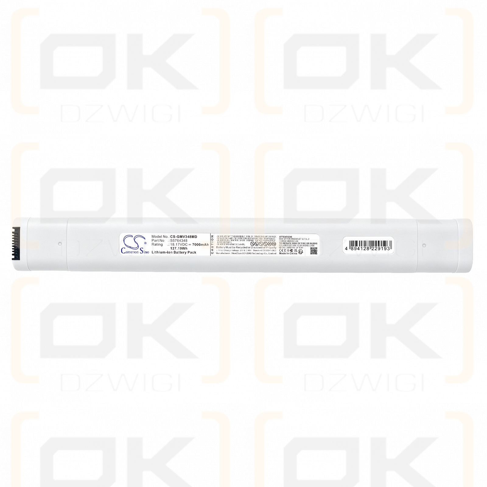 Bateria zamienna do GE  ultrasonic Venue Go /  S5764348 7000 mAh Li-ion 18.17 V (Cameron Sino)