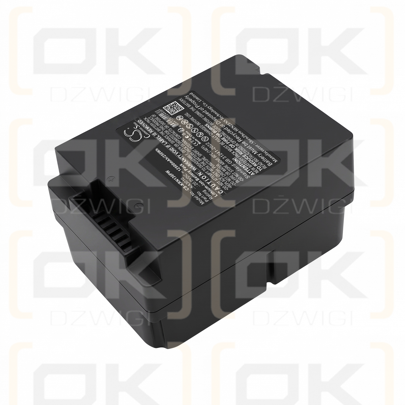 Ersatzakku für Kress KR136E / 59002628 12500 mAh Li-Ion 20V (Cameron Sino)