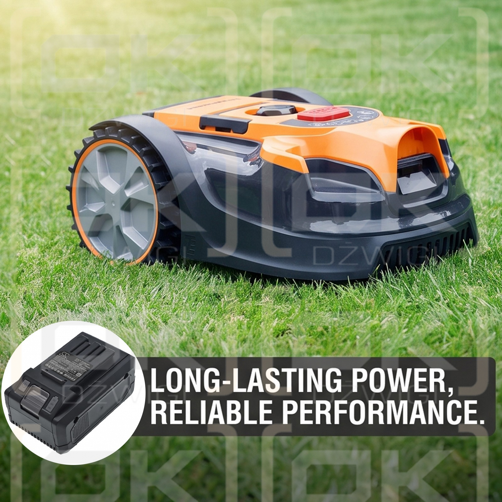 Ersatzakku für LawnMaster VBRMGT601YCM2 / 24LB4005-C 4000 mAh Li-Ion 24V (Cameron Sino)