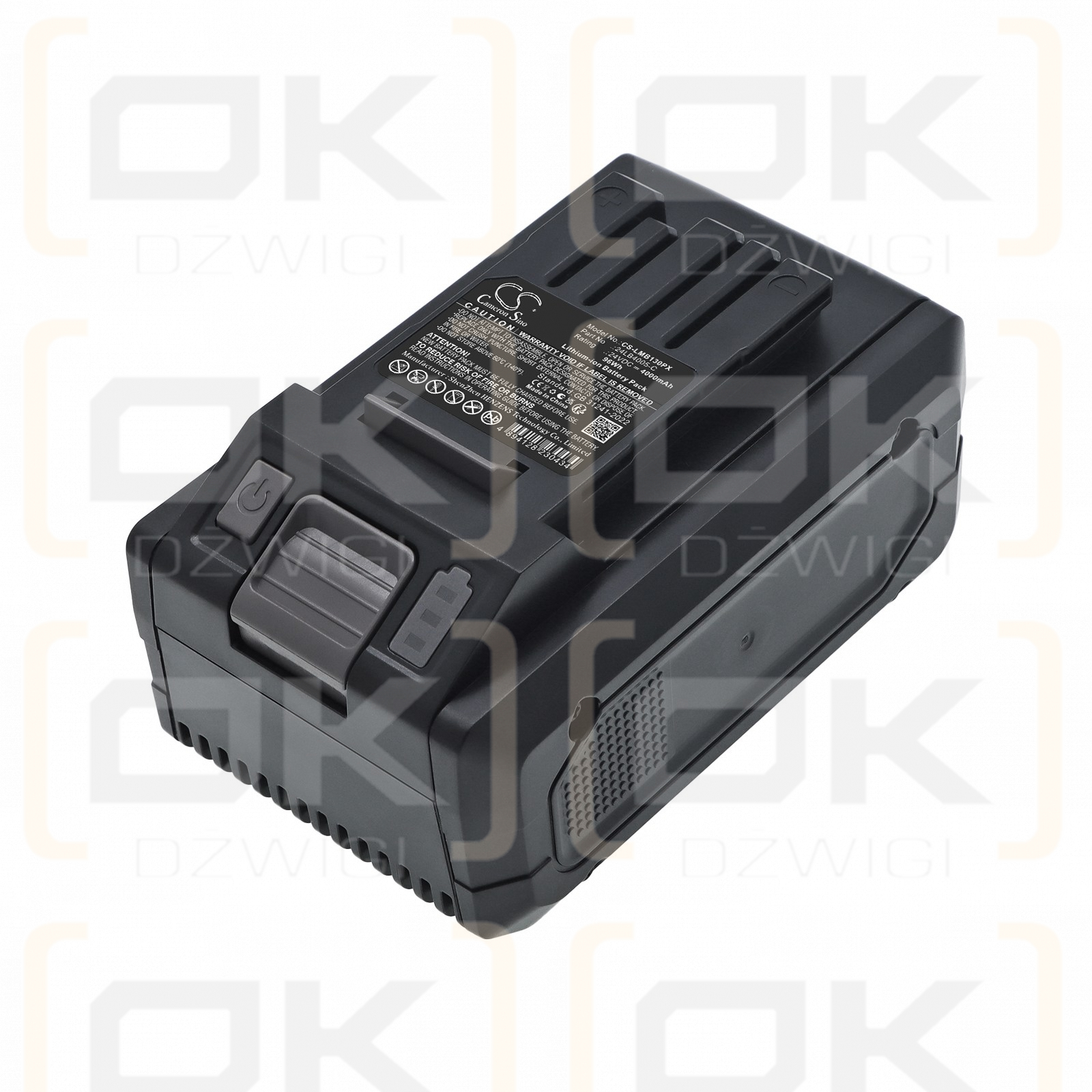 Ersatzakku für LawnMaster VBRMGT601YCM2 / 24LB4005-C 4000 mAh Li-Ion 24V (Cameron Sino)