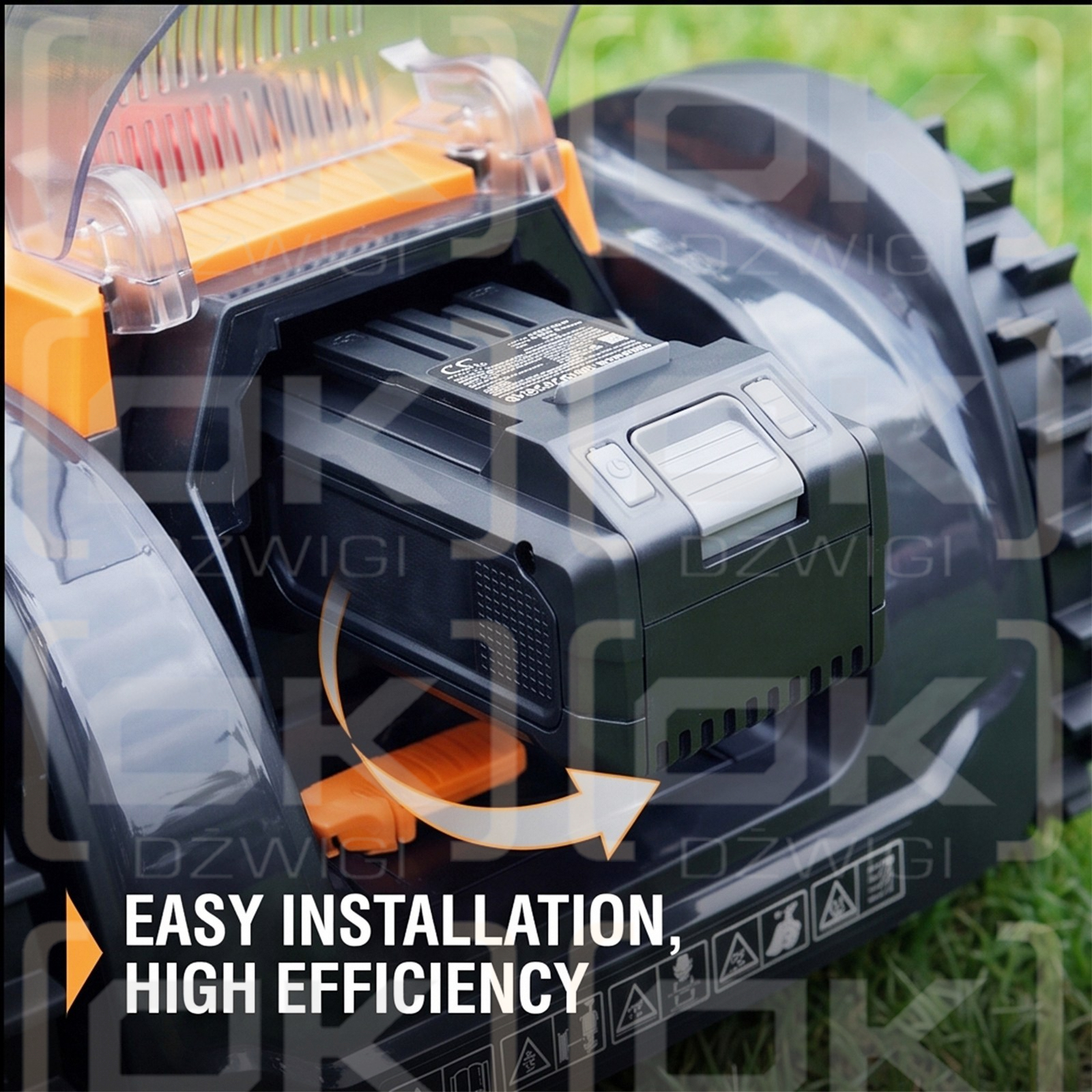 Ersatzakku für LawnMaster VBRMGT601YCM2 / 24LB4005-C 4000 mAh Li-Ion 24V (Cameron Sino)