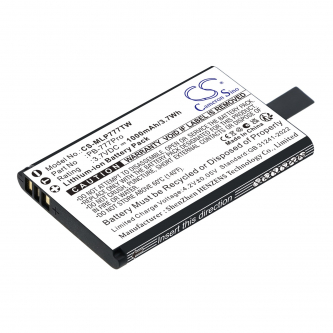 Batería de repuesto para Midland 777 Pro / PB-777Pro, 1000 mAh, iones de litio, 3,7 V (Cameron Sino)