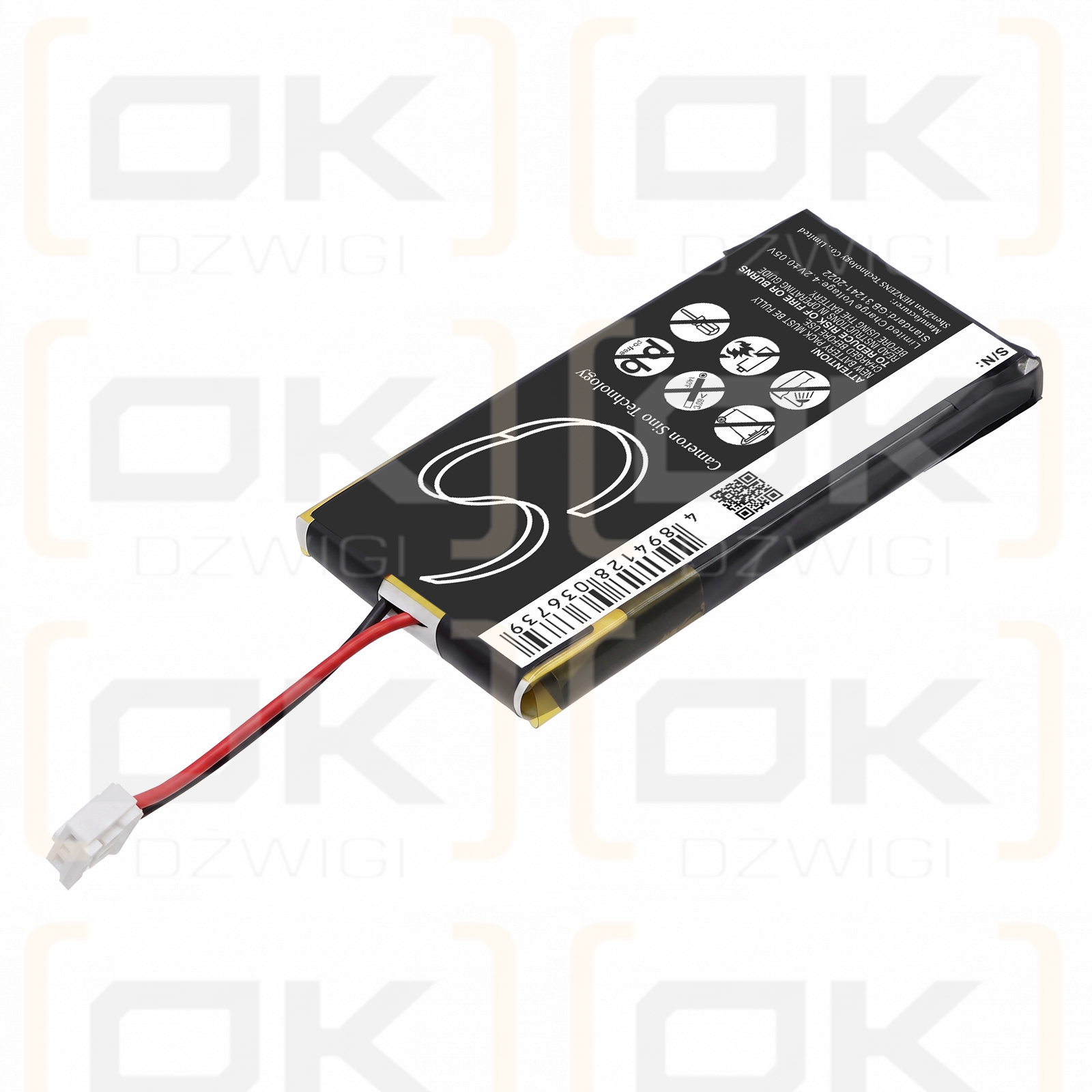 Batería de repuesto para Philips Pronto TSU9400 / PB9400, 1700 mAh, polímero de litio, 3,7 V (Cameron Sino)