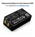 Batería de repuesto para reproductor de CD Sony Discman D310 / BP-5 2000 mAh Li-ion 3.7 V (Cameron Sino)