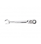 Combination wrench with ratchet, foldable, hinged, 22 mm, Teger