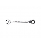 Ratcheting open-end wrench, offset, 17 mm, Teger