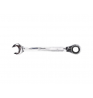 Ratchet open-end wrench, offset, 18 mm, Teger