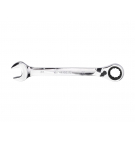 Ratchet open-end wrench, offset, 22 mm, Teger