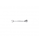 Ratcheting open-end wrench, offset, 8 mm, Teger