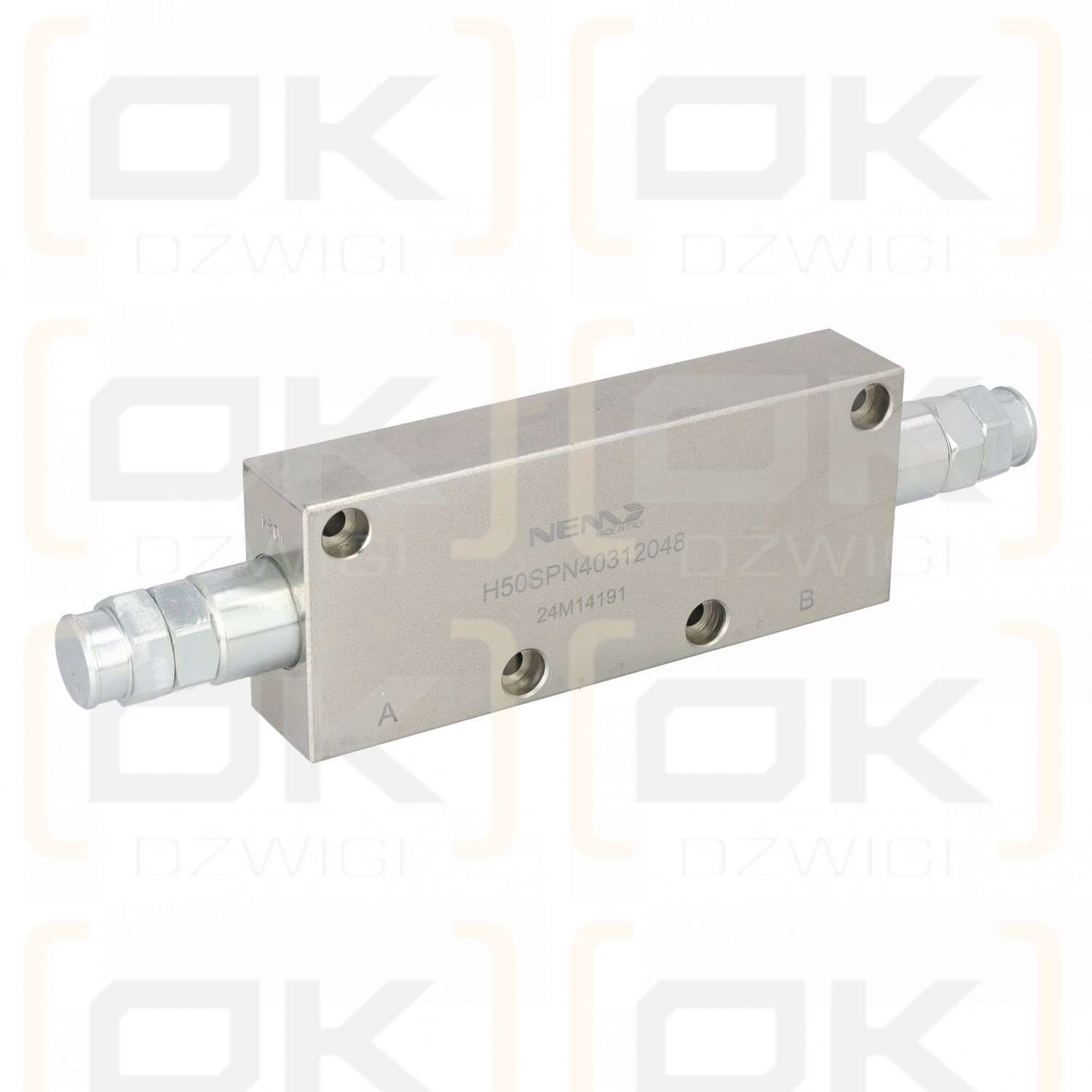 Hydraulic lock for Oil&Steel basket lift