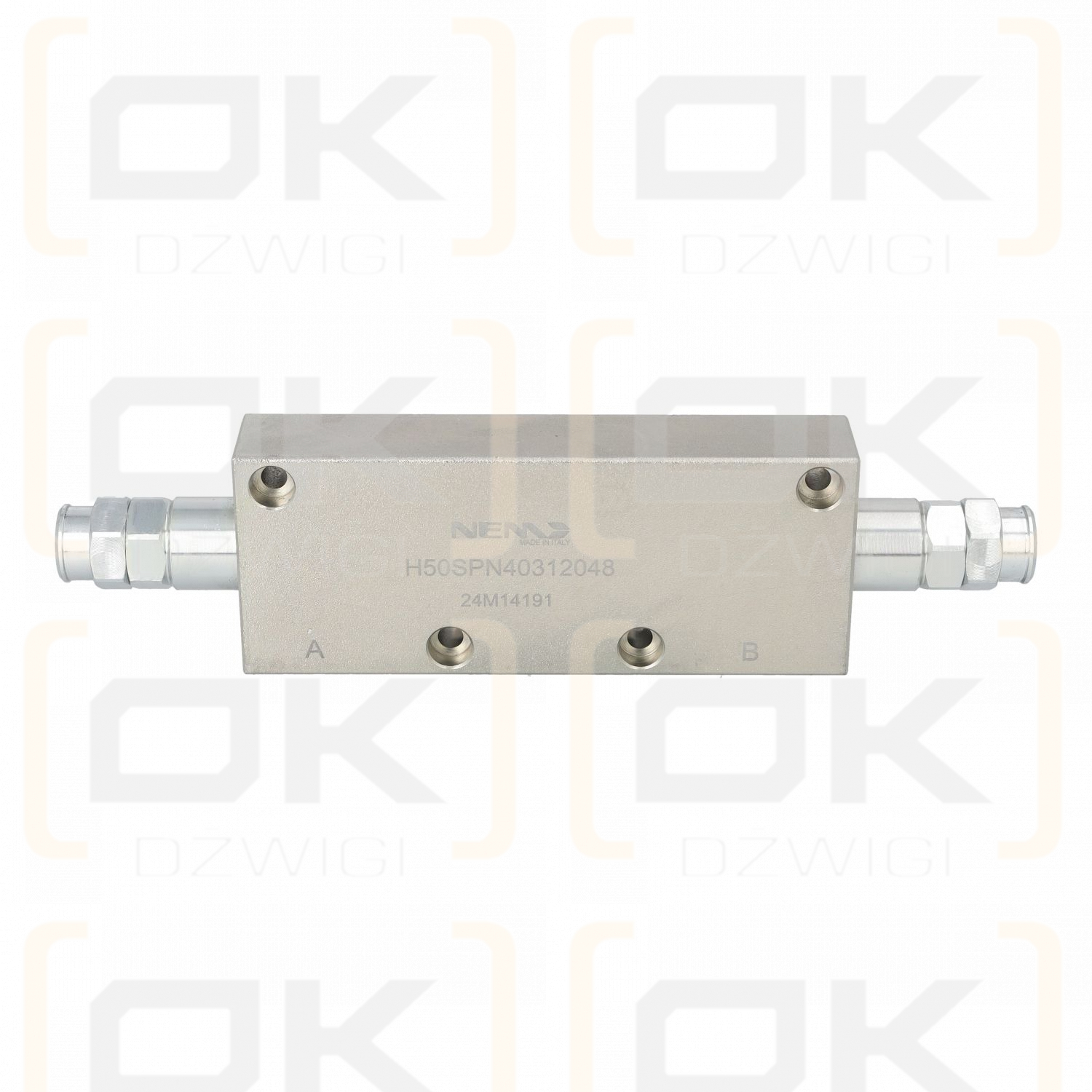 Hydraulic lock for Oil&Steel basket lift