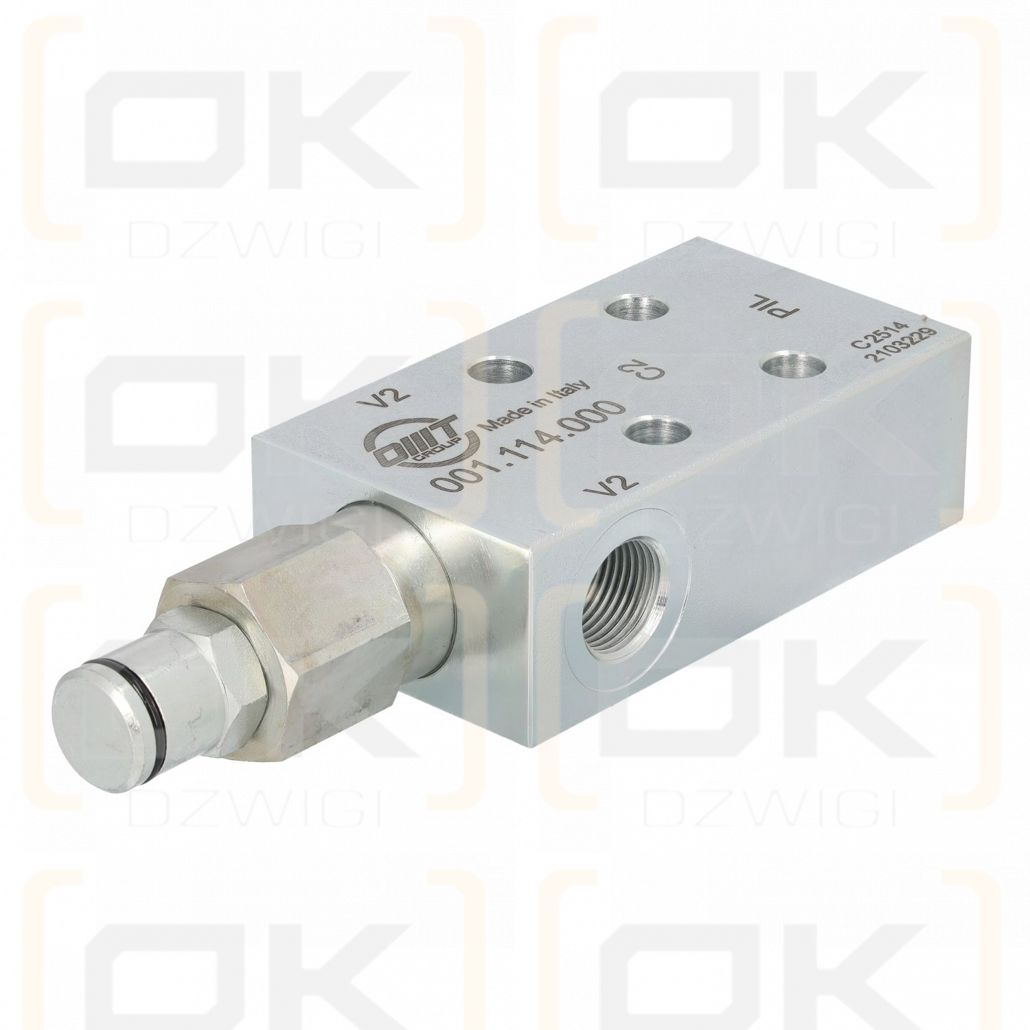 Hydraulische Verriegelung für Oil&Steel-Korblift