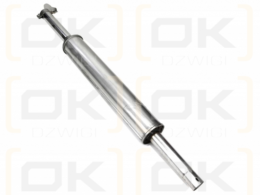 Tłumik okrągły długi 5.5kg 1180mm C-360 (prosty) INOX WARYŃSKI
