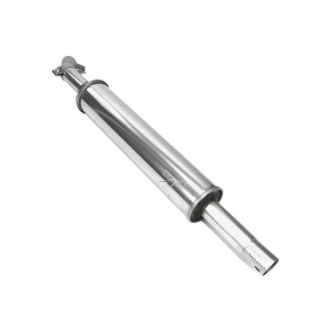 Tłumik okrągły krótki 865mm 4.5kg C-330 (prosty) INOX WARYŃSKI