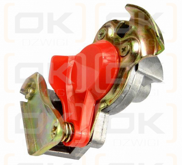 Złącze przewodów powietrza z zaworem C-330/360/Przyczepa (miękkie) Euro 22x1.5 Czerwone