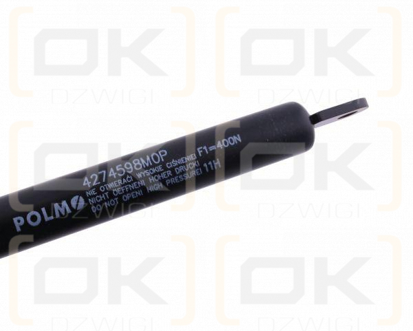 Siłownik  maski silnika L max. 226mm 4274598M0P MASSEY FERGUSON POLMO