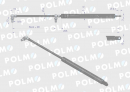 Siłownik szyba tylna, Szyberdach L max. 255mm 4316668P DEUTZ POLMO