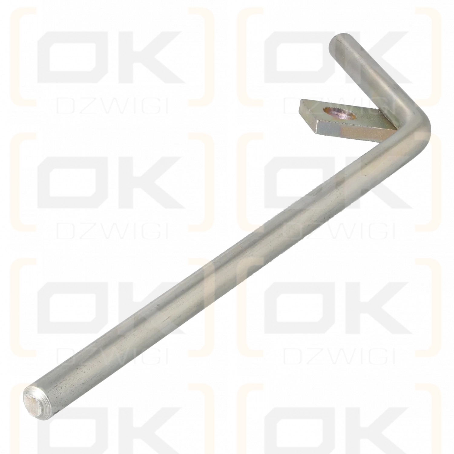 Hiab lever bar with fixing