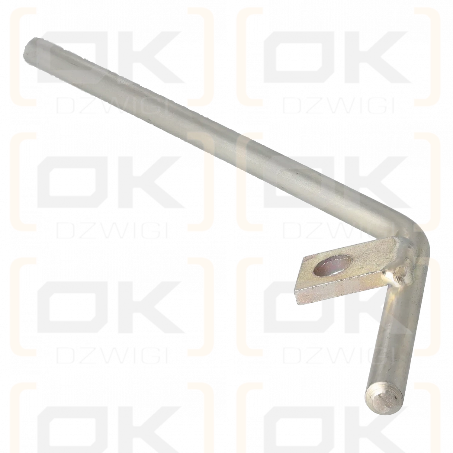 Hiab lever bar with fixing