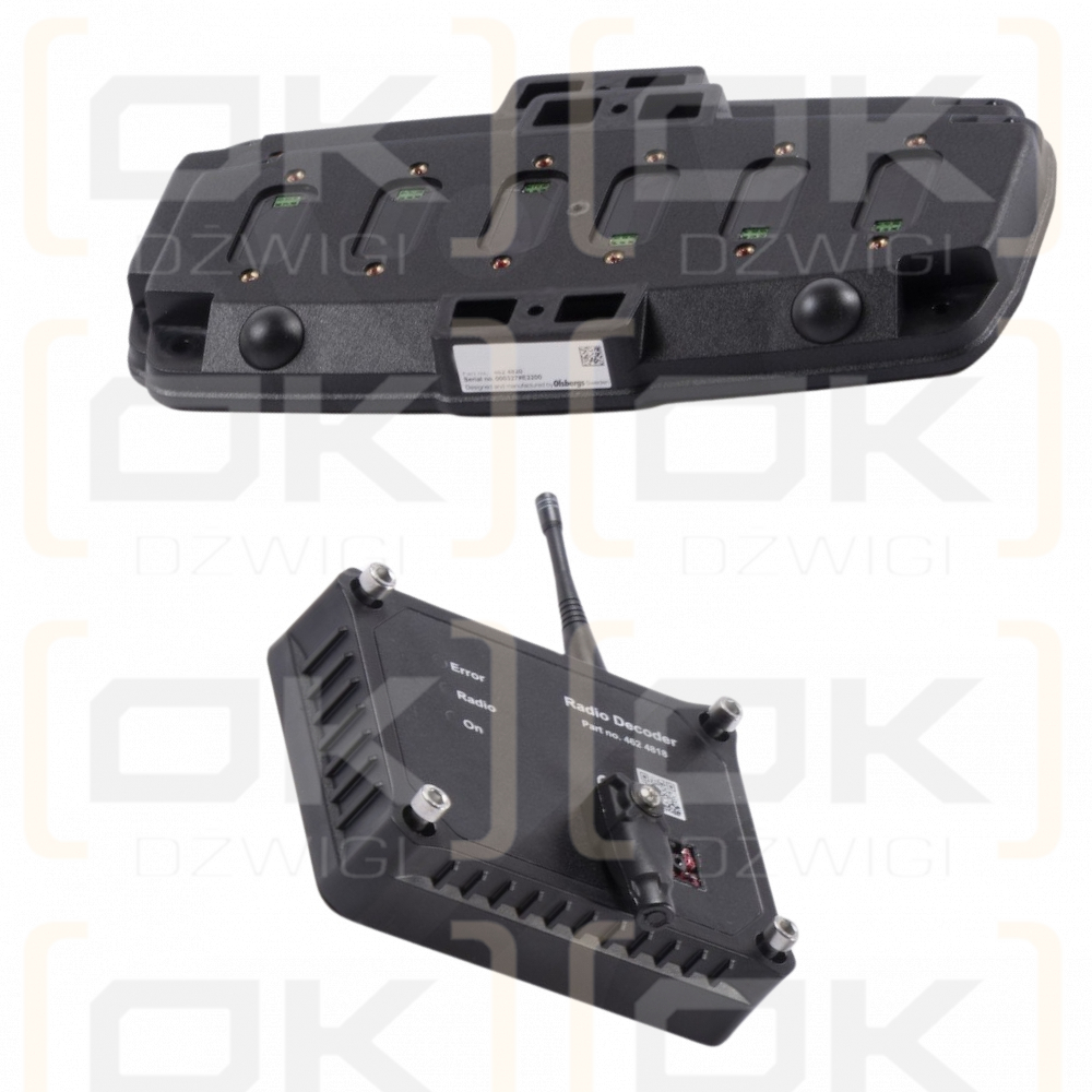 Hiab 6F MD2 E ISM 868 MHz radio control repair kit; Olsbergs 1585