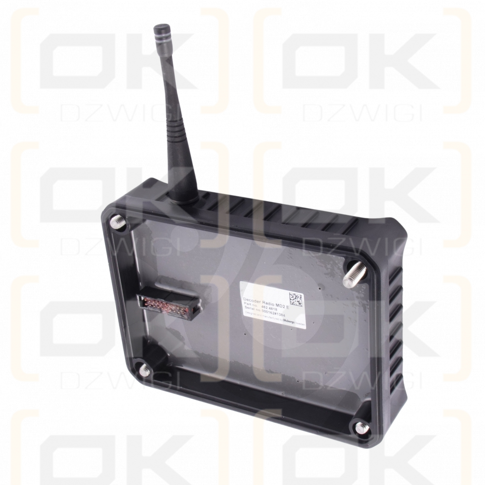 Odbiornik radiowy Hiab Olsbergs MultiDrive MD2 E przód z anteną