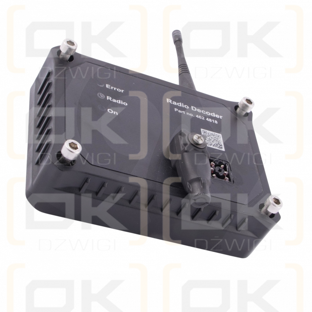 Odbiornik radiowy Hiab Olsbergs MultiDrive MD2 E przód z anteną