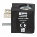 Катушка Parker 230VAC 3W fi8/9 h=30.5mm